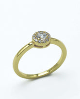 CAROL GOLD SOLITAIRE RING